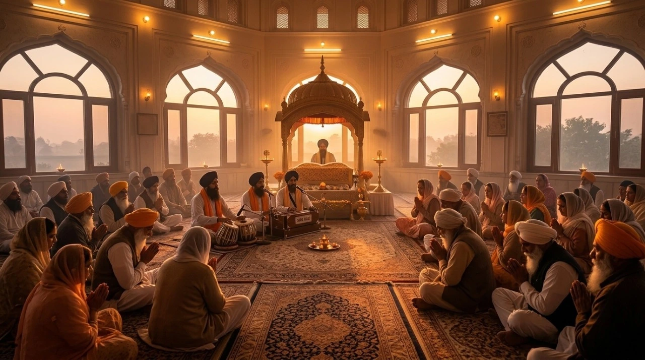 angrand-prayer-Gurdwara-Punjabi-tradition
